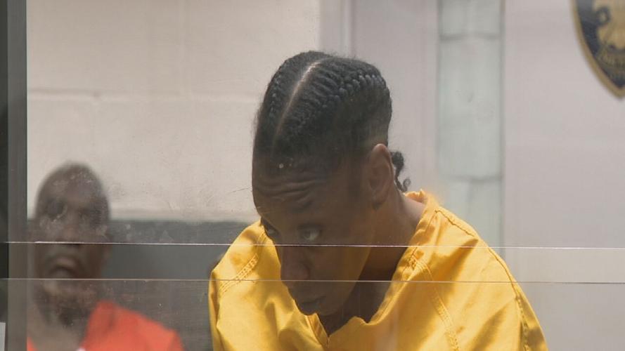 Mykeisha Johnson in court in Louisville, Kentucky