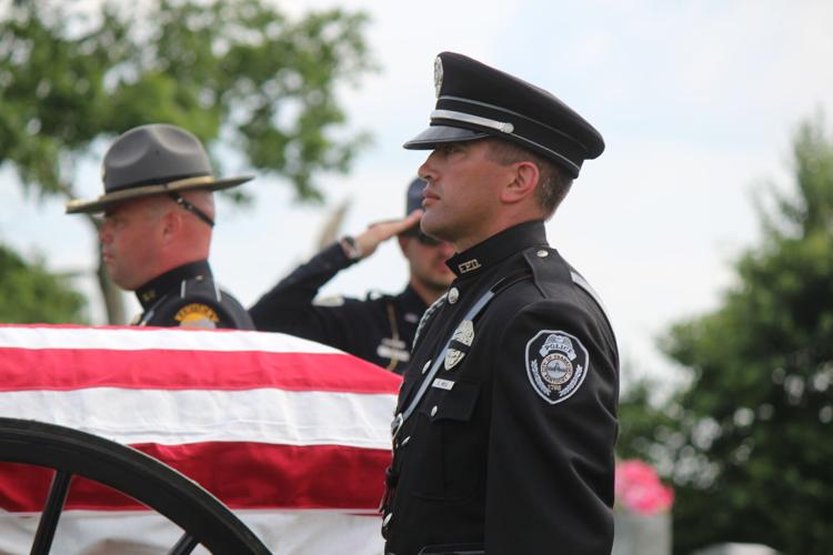 Funeral service and procession for Bardstown Police Ofc. Jason Ellis on May 30, 2013