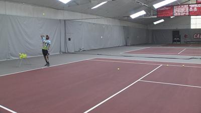 Special Olympics athlete returns to tennis court with prosthetic leg made in Louisville