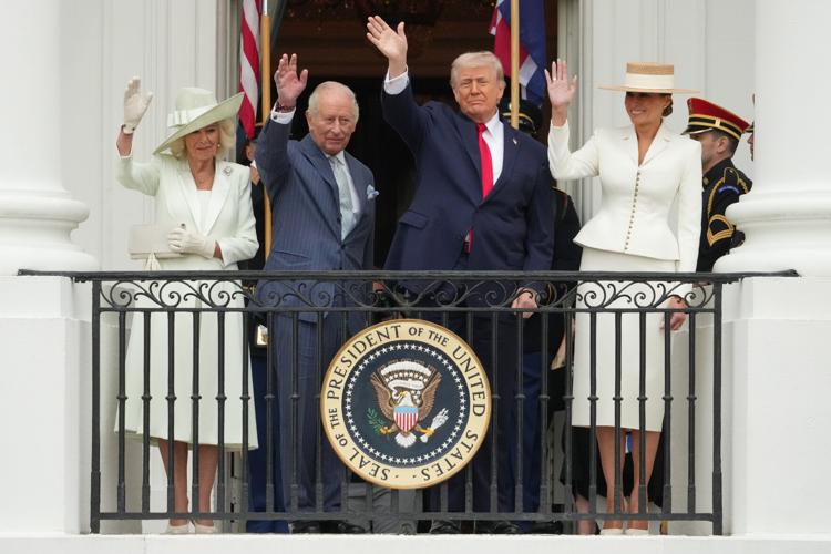 APTOPIX US Britain Royal Visit Trump
