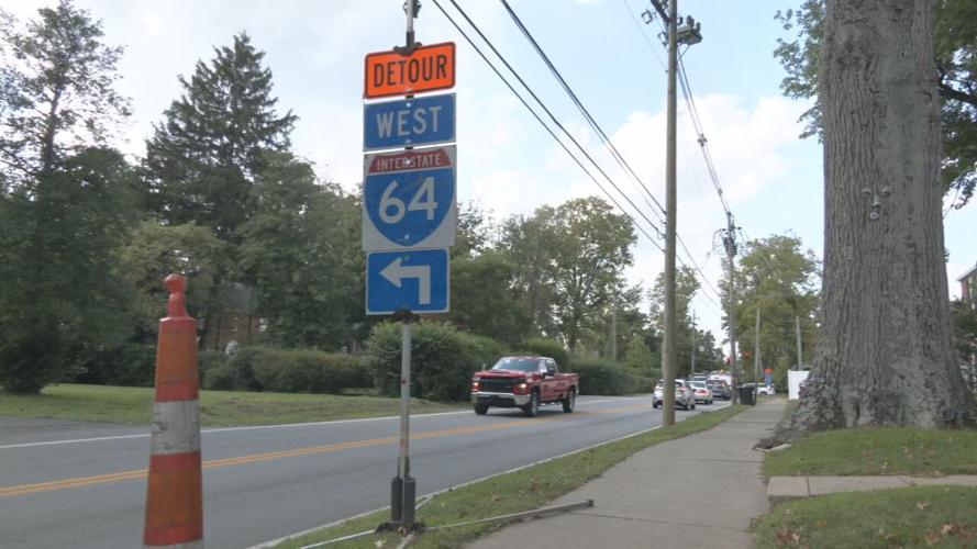 I-64W detour sign Sept. 2021.jpeg