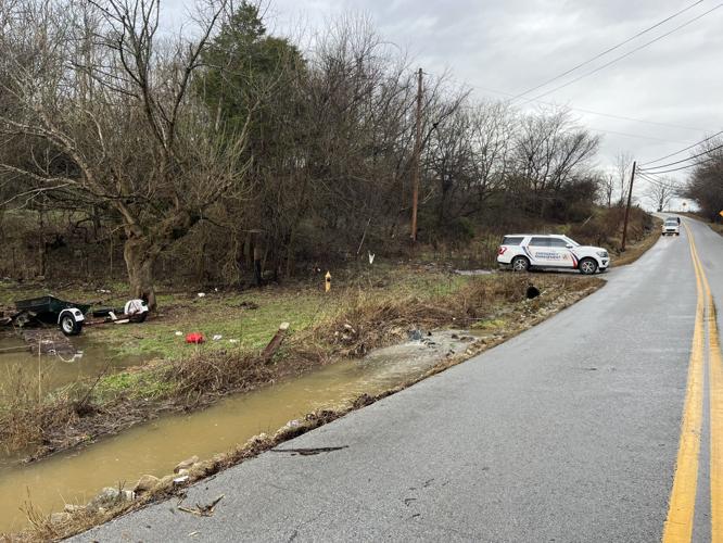 Flooding on Stave Mill Road near Hillview on Jan. 3, 2023