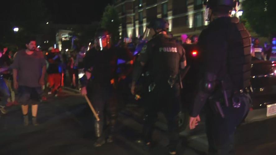 Protesters gather in downtown Louisville demanding justice for Breonna Taylor