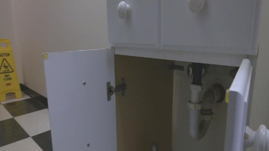Pipes in bathroom