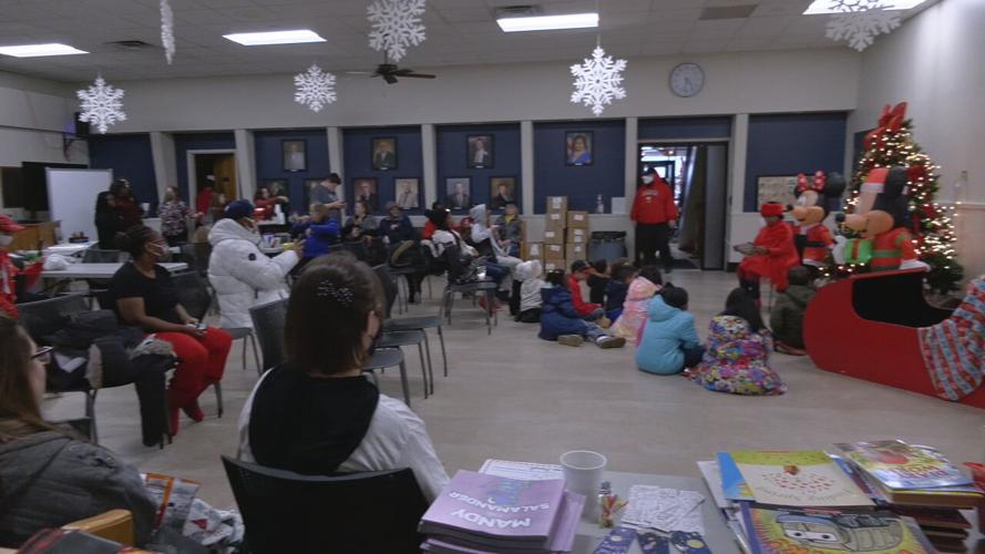 Story time during Light Up Shively 2021