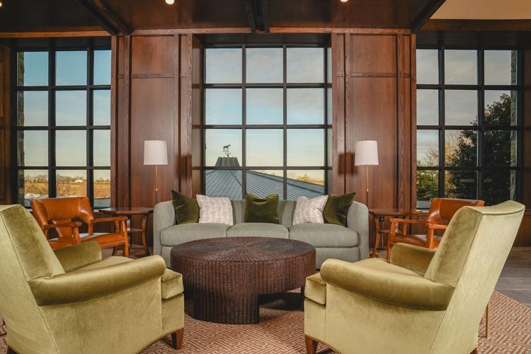 KEENELAND HOSPITALITY SPACES INSIDE OF PADDOCK BUILDING