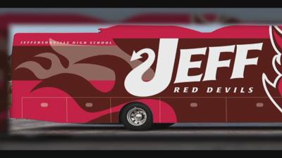 New coach bus for Jeff High School - 8.10.23