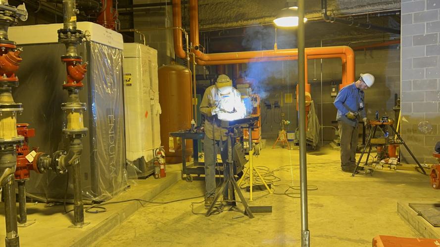 Crews work to replace old systems with new innovative technology