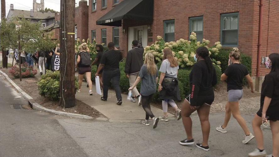 Protests outside McConnell's house 9/26/20