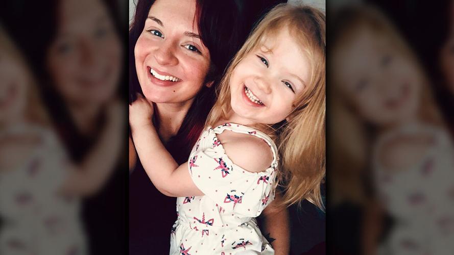 Karlie Lynch and daughter Raegan Maraman