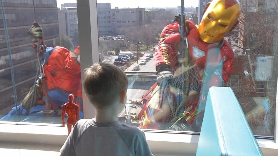 Superheroes take over Norton Children's Hospital
