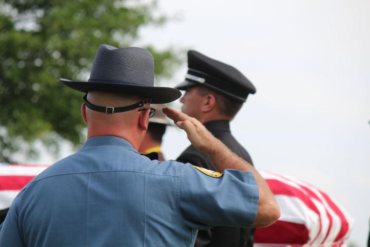 Funeral service and procession for Bardstown Police Ofc. Jason Ellis on May 30, 2013