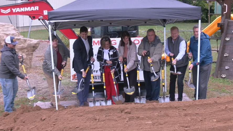 Groundbreaking for play area at St. Joseph Children's Home