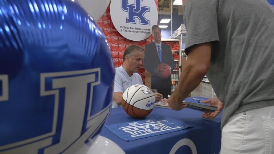 UK basketball meeting and greeting throughout the commonwealth.