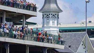 Churchill Downs balcony