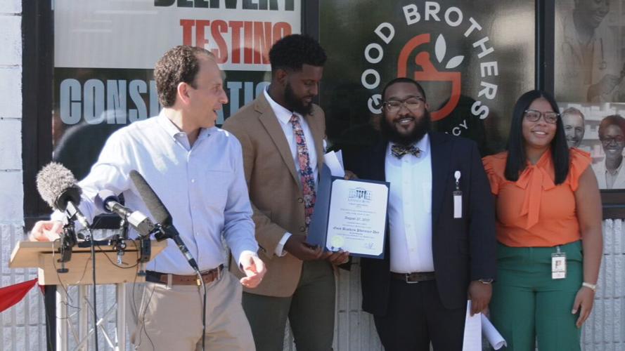 Mayor Greenberg attends Good Brothers Pharmacy grand opening