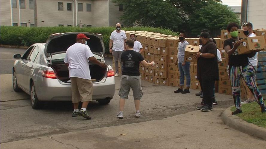 Until Freedom's BreonnaCon begins on Saturday in Louisville with volunteers handing out food boxes