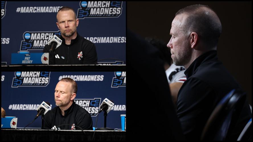 Pat Kelsey at NCAA podium