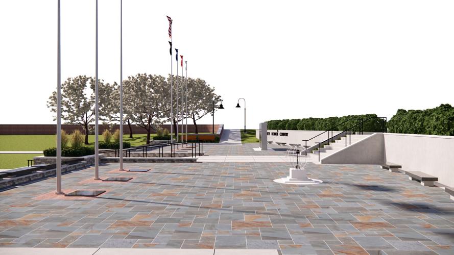 Renderings for new veterans memorial