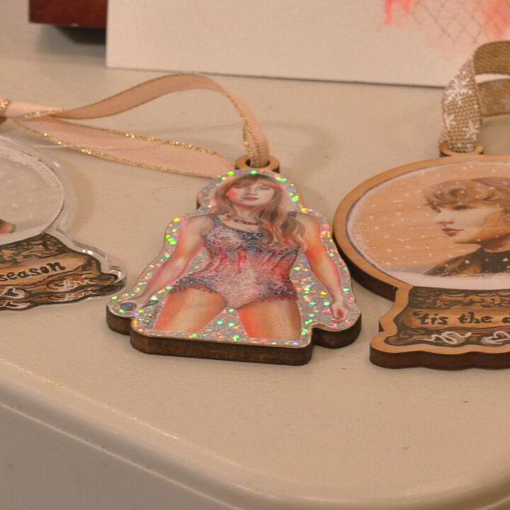Taylor Swift Illustration Ornaments – MadeBetterbyBacon