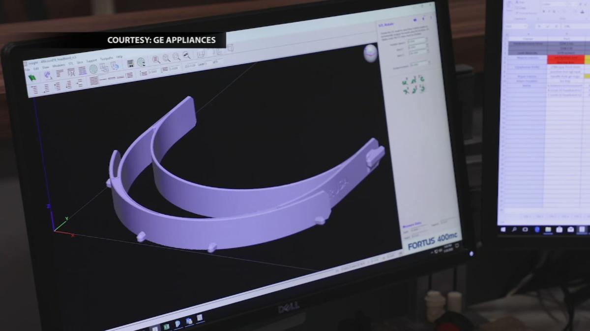 Ge Appliances Firstbuild Others Collaborating To 3d Print Face Shields For Health Care Workers First Responders News Wdrb Com