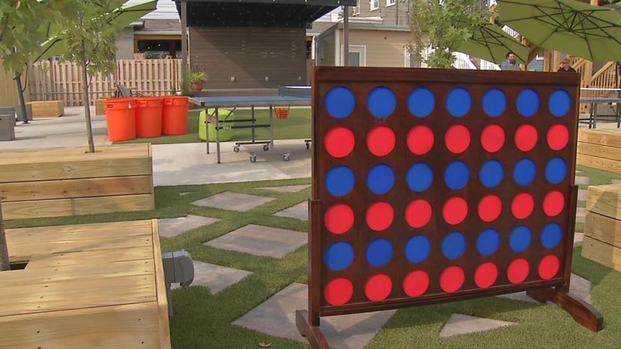 Connect Four and other games available now at Union Restaurant and Gameyard
