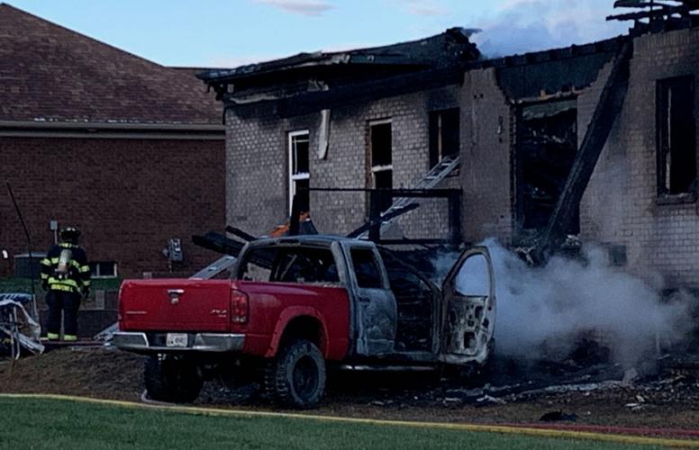 Mount Washington House Fire Truck in Front