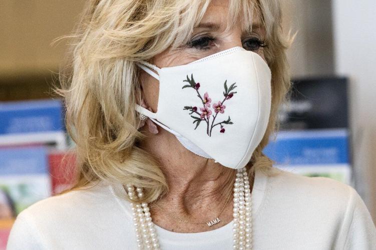 Jill Biden in mask