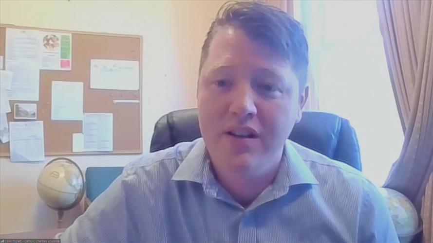 Colin Triplett, the resettlement director for Catholic Charities