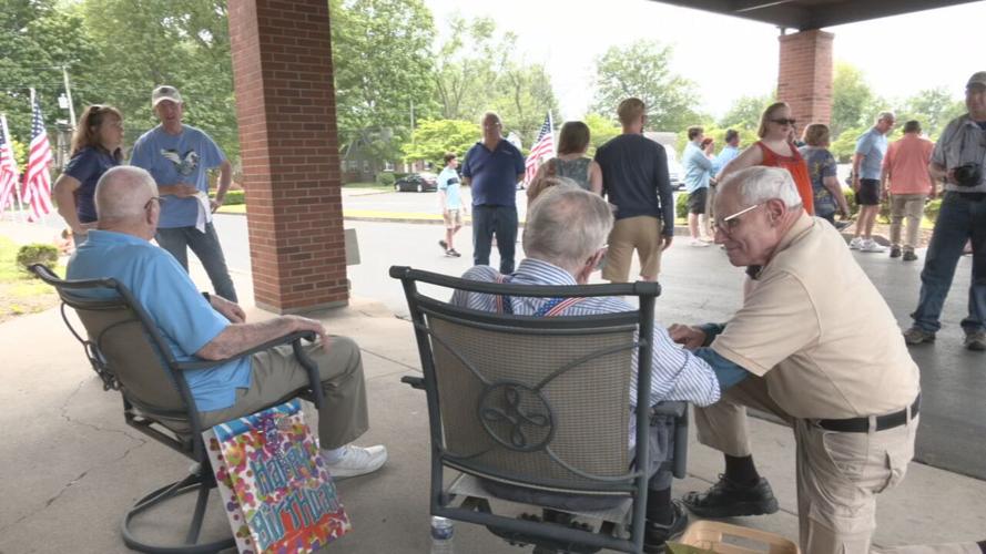 veteran birthdayBirthday party for 103-year-old veteran Art Raderer