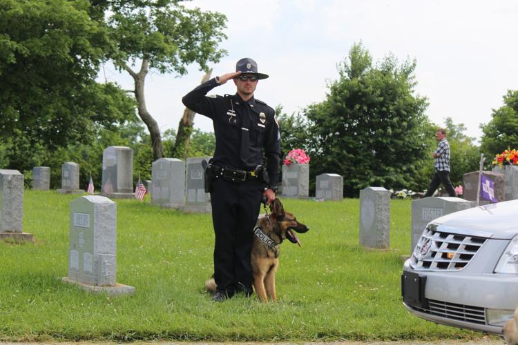 Funeral service and procession for Bardstown Police Ofc. Jason Ellis on May 30, 2013