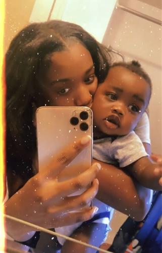 Kristaja Lovett with son Christen