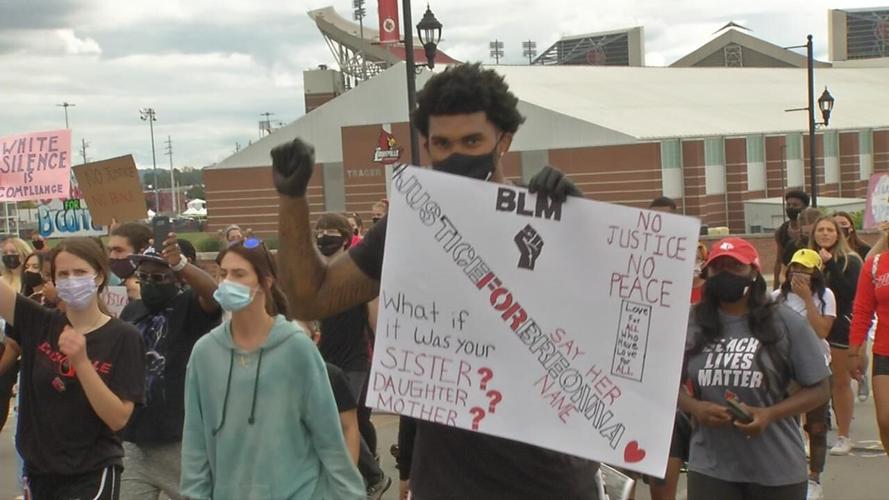 Malik Williams BLM protest