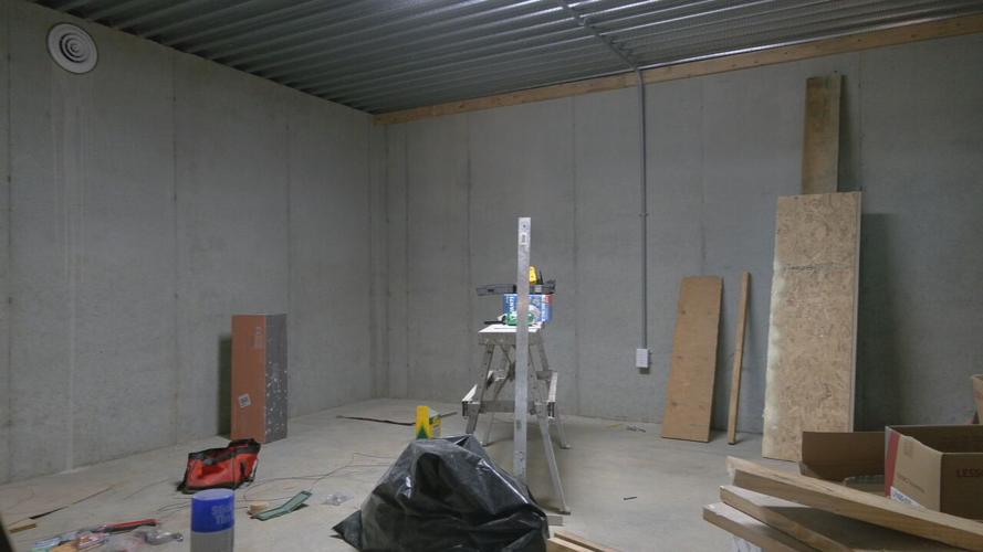 Tornado safe room in Taylor County home