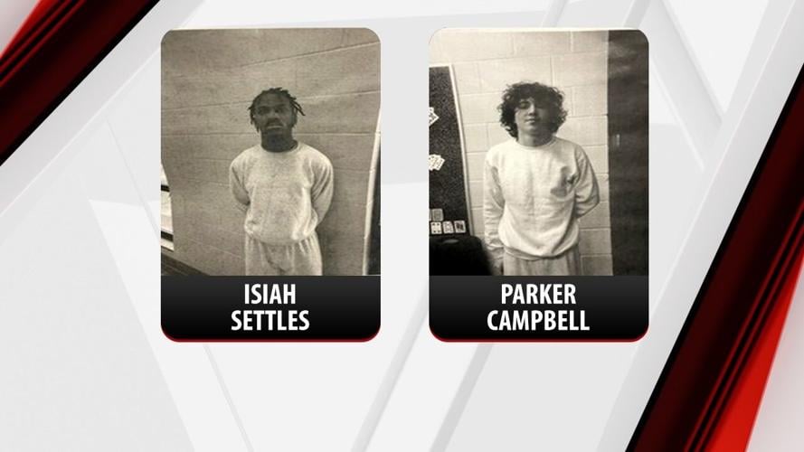 Isiah Settles and Parker Campbell, missing teens from Mayfield YDC - 1.8.24