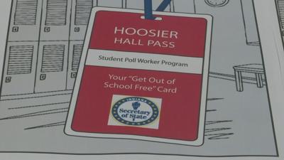 Hoosier Hall Pass student poll worker program