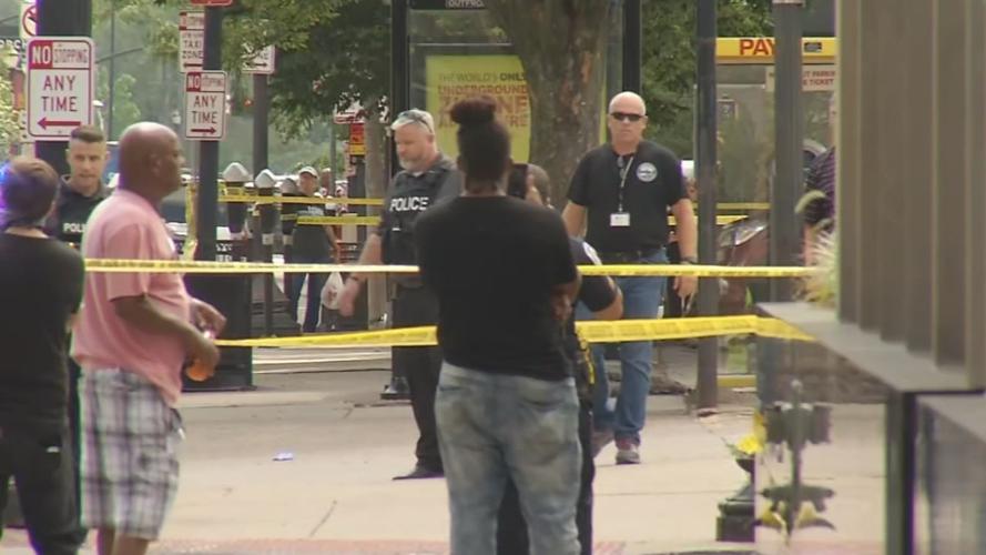 SCENE: Fatal shooting at South 5th Street and West Liberty Street on July 2, 2020