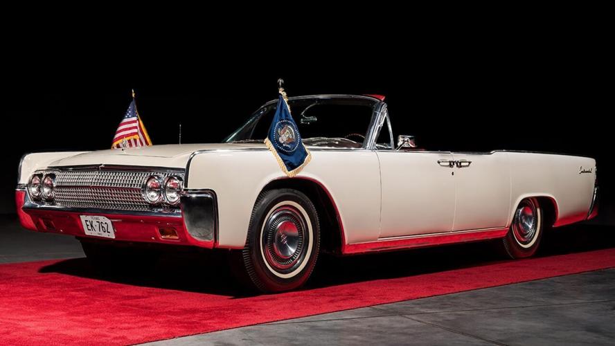 Lincoln Kennedy rode in 1963 before death