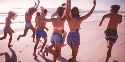 Spring break beach
