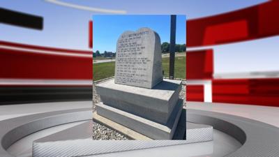 10 Commandments monument - Indiana - 12.31.25