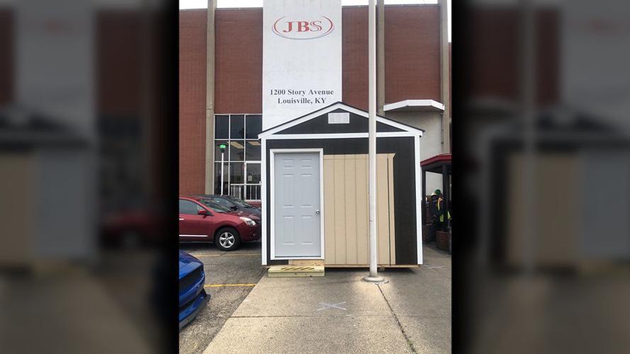 JBS Plant - new coronavirus entrance