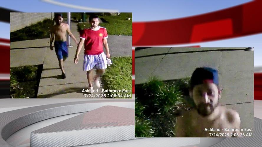Clarksville police looking for men involved in Ashland Park damage - 8.7.25
