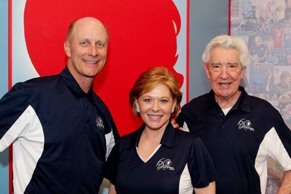 Perkey, Wayne with Terry Meiners and Melissa Swan at 2013 Crusade for Children source unk via TM.jpg