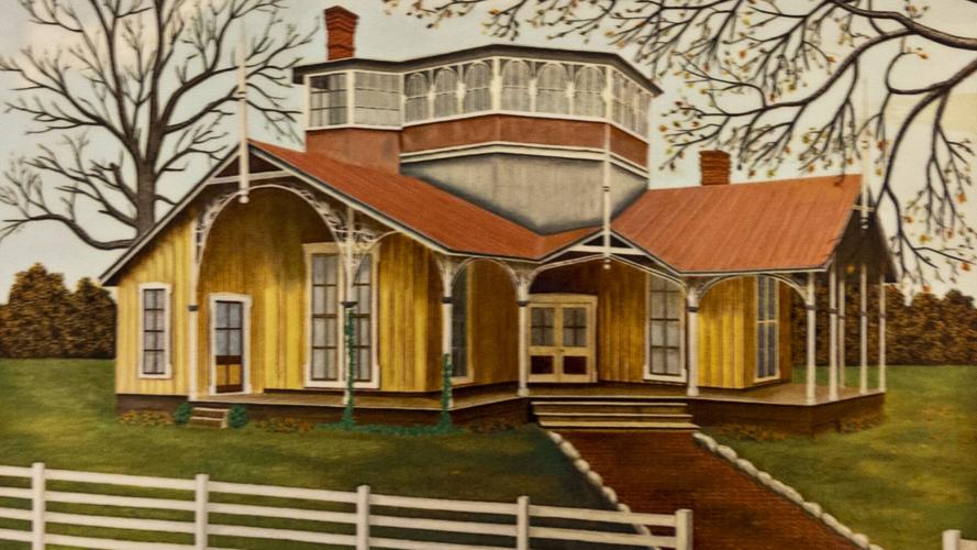 The first Churchill Downs Clubhouse