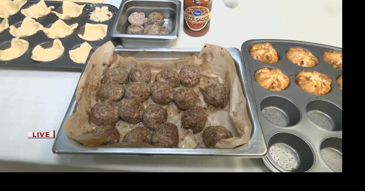 A look at a finished Meatball Pizza Pocket