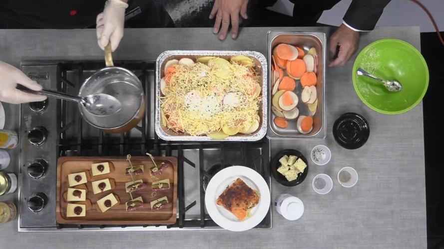 Caramelized Onion Scalloped Potato Medley