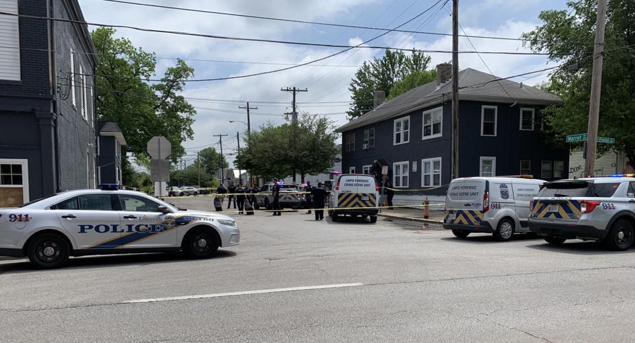 Scene of May 9, 2023 fatal shooting in Louisville's Shelby Park neighborhood