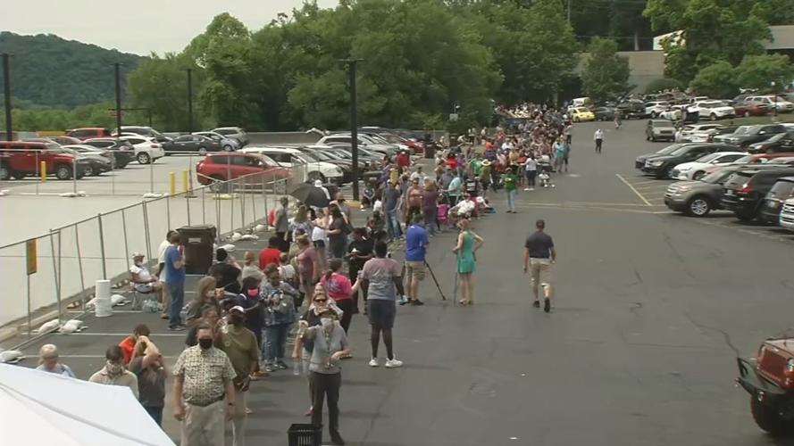 Unemployment Line in Frankfort 6/17/20