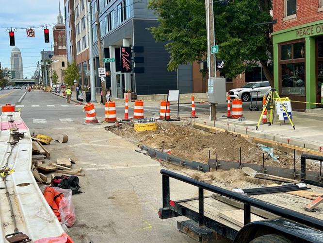 Nulu construction on East Market Street - 9.17.24
