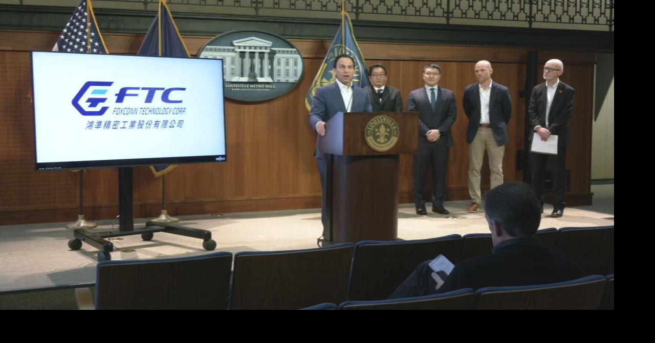 Global tech giant Foxconn announces major manufacturing plant in Louisville
